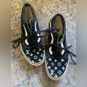 Louis Vuitton x VANS Collab Custom Shoe